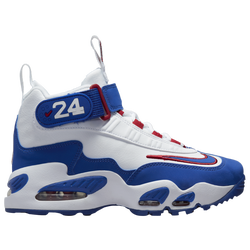 Boys' Grade School - Nike Air Griffey Max 1 - White/Old Royal/Gym Red