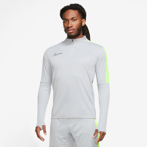 

Nike Mens Nike Academy 23 Drill Top - Mens Flight Silver/Green Size M