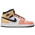 Jordan Air Jordan 1 Mid SE - Boys' Grade School Orange/Pink/White