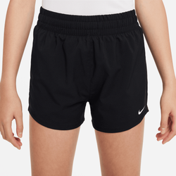 Girls' Grade School - Nike Dri-FIT One Woven HR Shorts - White/Black