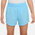 Nike Dri-FIT One Woven HR Shorts - Girls' Grade School Aquarius Blue/White