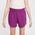 Nike Dri-FIT One Woven HR Shorts - Girls' Grade School Purple/Purple