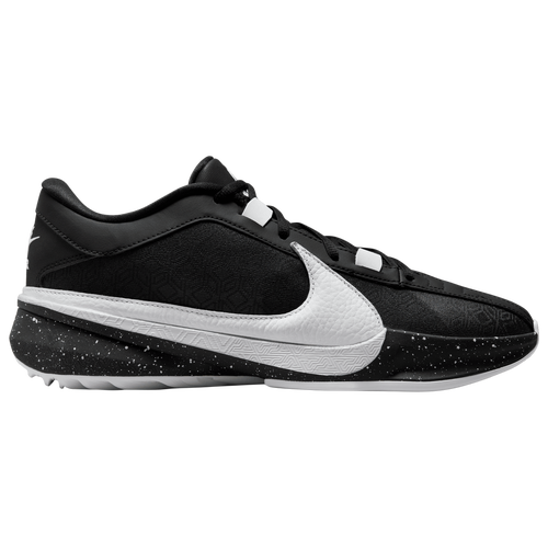 

Nike Mens Nike Zoom Freak 5 - Mens Basketball Shoes Black/White/Grey Size 10.0