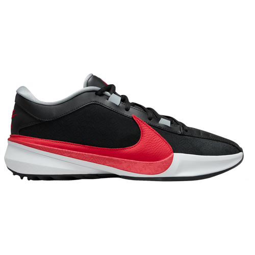 

Nike Mens Nike Zoom Freak 5 - Mens Basketball Shoes Black/Pure Platinum/University Red Size 9.5