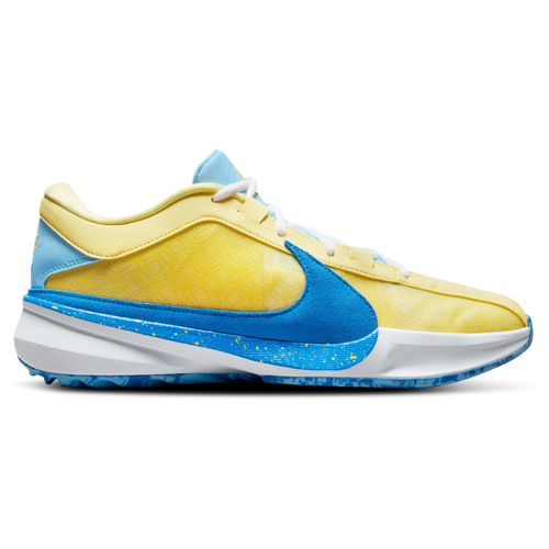 

Nike Mens Nike Zoom Freak 5 - Mens Basketball Shoes Soft Yellow/Photo Blue/White Size 10.0