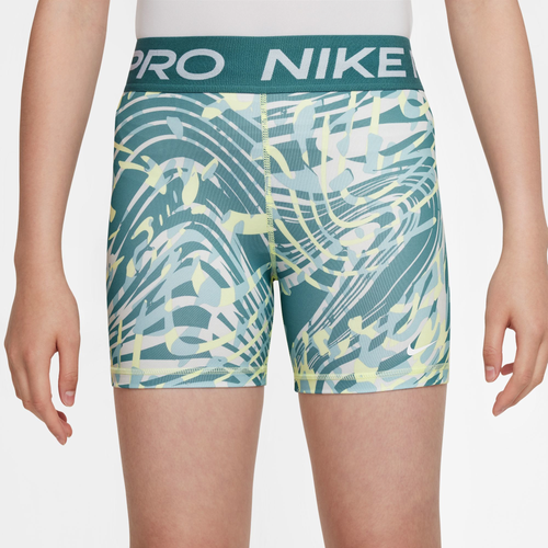 

Nike Girls Nike NP Shorts SE+ - Girls' Grade School Citron Tint/White Size M