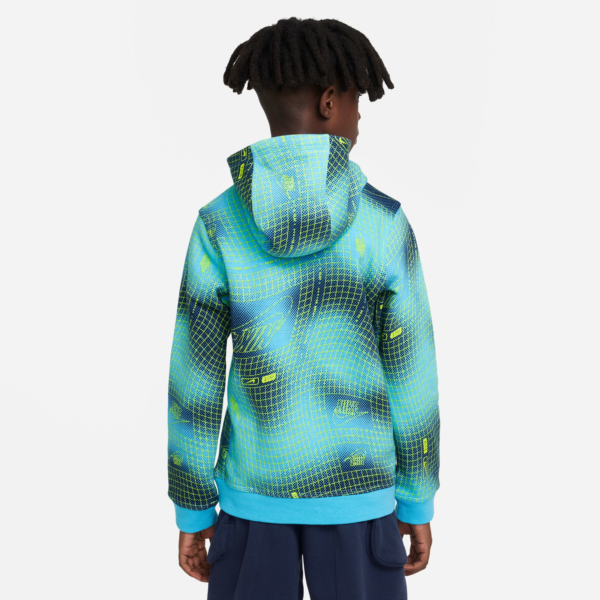 Nike Club All Over Print Hoodie