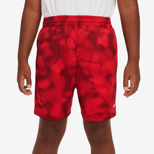 

Nike Boys Nike Dri-FIT Multi + AOP Shorts - Boys' Grade School University Red/White Size S