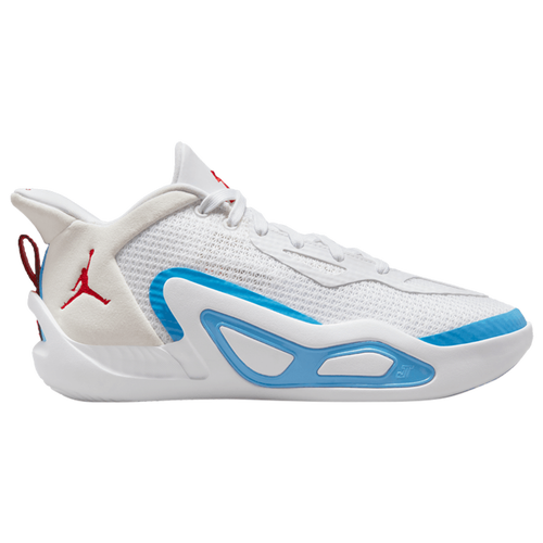 

Boys Jordan Jordan Tatum 1 - Boys' Grade School Basketball Shoe White/University Red/University Blue Size 07.0