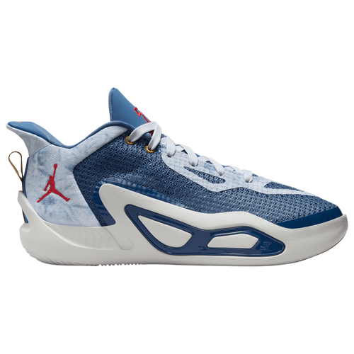 

Jordan Boys Jordan Tatum 1 - Boys' Grade School Basketball Shoes University Red/Mystic Navy/Stone Blue Size 6.0