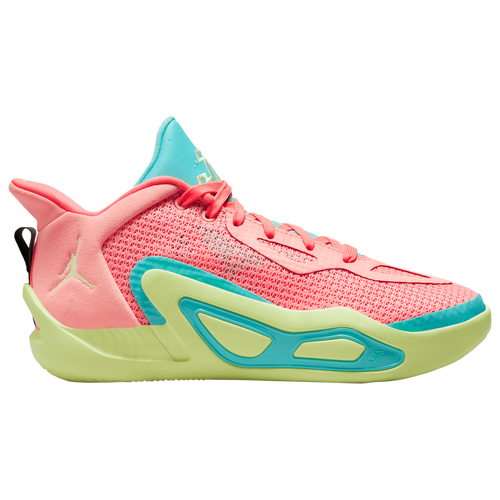 

Jordan Boys Jordan Tatum 1 - Boys' Grade School Basketball Shoes Pink Tint/Barely Volt/Aurora Green Size 5.0