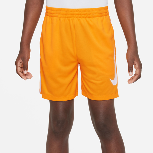 Nike Kids' Boys  Dri-fit Multi + Gx Shorts In White/vivid Orange