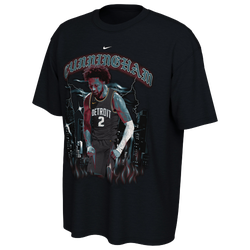 Men's - Nike Pistons City Edition Player T-Shirt - Black/Multi