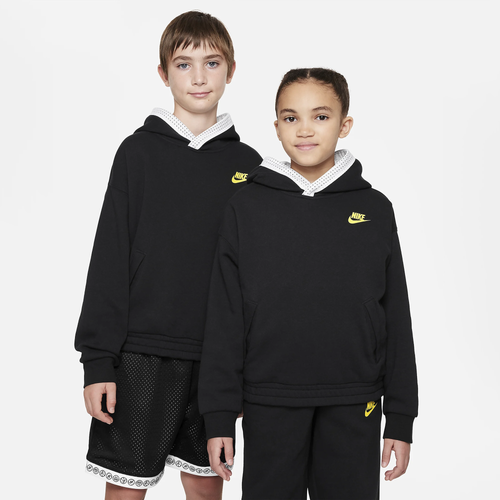 Nike Kids Boys Reversible Hoodie In Black optic Yellow ModeSens