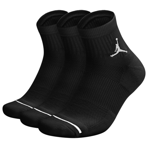 UNISEX - Jordan Jumpman Quarter 3 Pack Socks - Black
