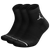 Jordan Jumpman Quarter 3 Pack Socks  - undefined Black/Black
