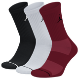 Black/White/Red - Jrdn 3pk Ed Crw Sck-bk/wh/rd