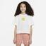 Nike Mama T-Shirt - Girls' Grade School White/Yellow