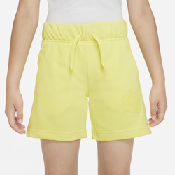 Girls' Grade School - Nike Club 5" Shorts - Yellow/White