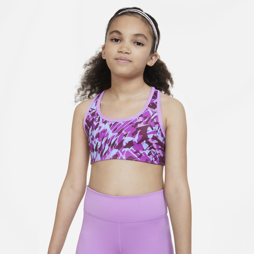 Nike Alate Ellipse Longline Bra in Purple