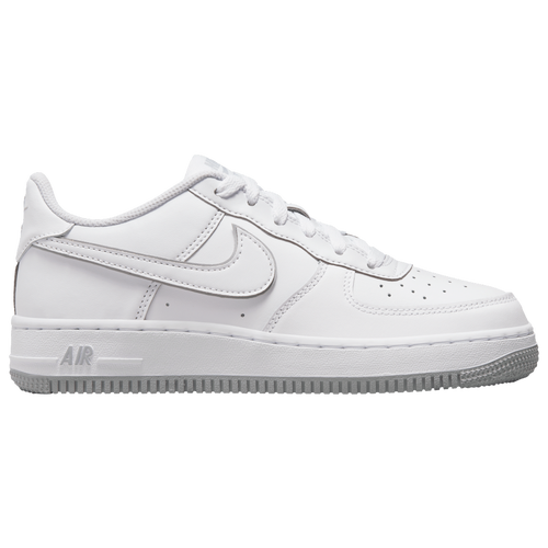 

Nike Boys Nike Air Force 1 Low - Boys' Grade School Basketball Shoes Wolf Grey/White/White Size 05.0