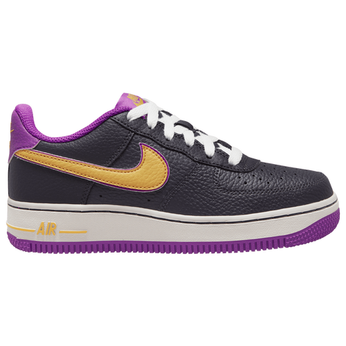 

Nike Boys Nike Air Force 1 Low - Boys' Grade School Basketball Shoes Cave Purple/Solar Flare/Light Bone Size 7.0