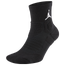 Jordan Flight Ankle Socks - Adult Black/White