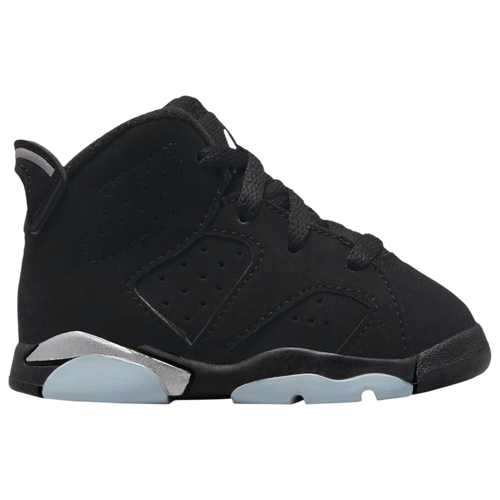 

Jordan Boys Jordan Retro 6 - Boys' Toddler Basketball Shoes Metallic Silver/Black/Black Size 5.0