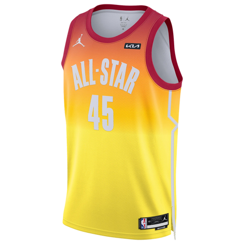 Jordan Mens  Jazz Asw Swingman Jersey In Red/orange