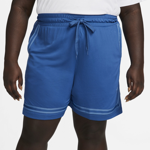 

Nike Womens Nike Fly Crossover Shorts Plus - Womens Dk Marina Blue/Dutch Blue Size 2X
