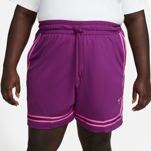 Nike Women's Swoosh Fly Crossover Shorts (plus Size) In Purple