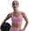 Nike Dri-FIT Swoosh Medium Support Bra - Women's Elemental Pink/White