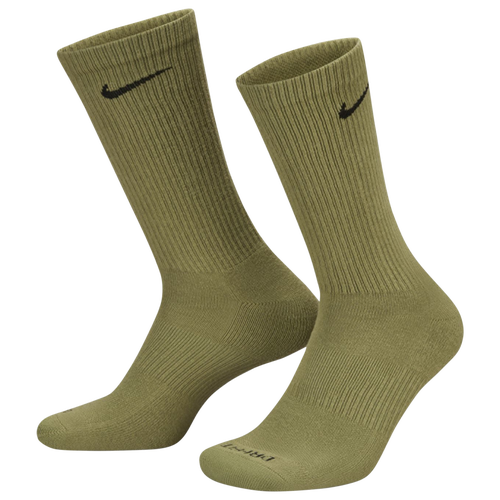 

Nike Mens Nike 3 Pack Dri-FIT Plus Crew Socks - Mens Green/Blue/Maroon Size L