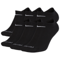 Nike 6 Pack Dri-FIT Plus No Show Socks - Nike Black/White