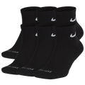 Nike 6 Pack Dri-FIT Plus Quarter Socks - Nike Black/White
