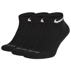 Men's - Nike 3 Pack Dri-FIT Plus Low Cut Socks - Black/White