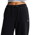 Nike Fleece Openhem wide leg pant - Nike Black/Sail