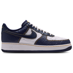 Men's - Nike Air Force 1 Low LE - Summit White/Yellow Ochre/Midnight Navy