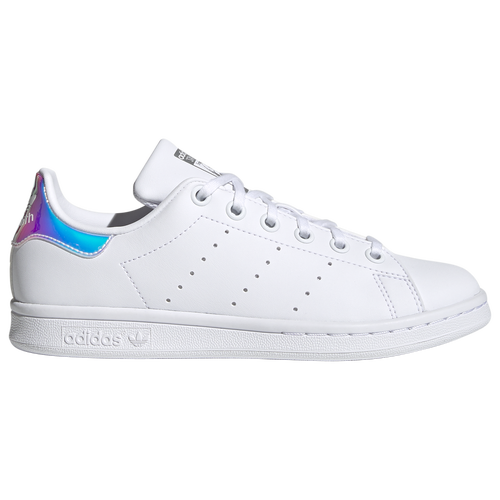 Shop Adidas Originals Boys  Stan Smith In White/iridescent