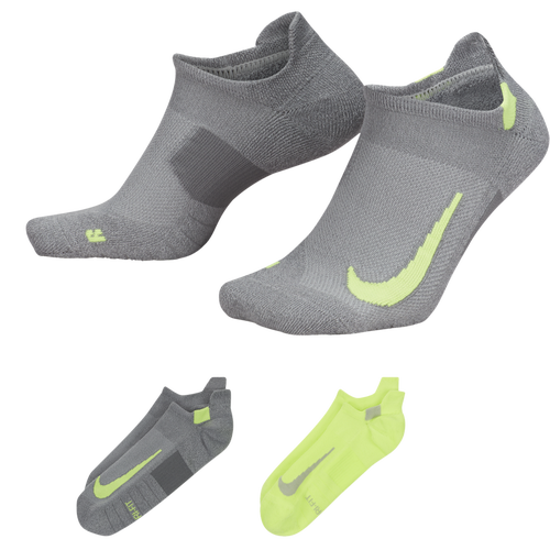 

Nike Nike Multiplier 2 Pack No-Show Socks Lt Smoke Grey Size L