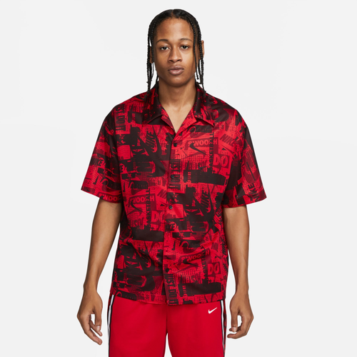 Shop Nike Mens  Shooting Top In Red/white