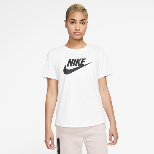 

Nike Womens Nike NSW Essential Futura Icon T-Shirt - Womens White Size XL