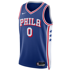 Men's - Nike 76ers 2023/24 Icon Edition Jersey - Blue