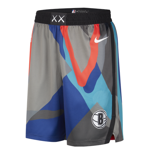 

Nike Mens Brooklyn Nets Nike Nets Dri-FIT CE 23 Swingman Shorts - Mens White/Black Size S