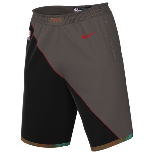 Shop Nike Mens  Wizards Dri-fit Swingman Shorts Ce 23 In University Red/black
