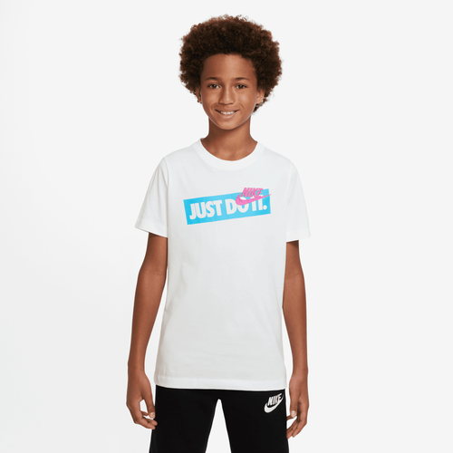 

Boys Nike Nike HBR Icon T-Shirt - Boys' Grade School White Size L