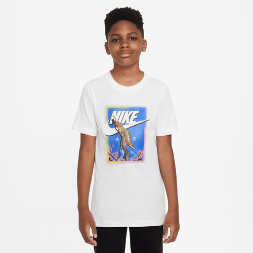 

Nike Boys Nike NSW Air Photo T-Shirt - Boys' Grade School White/Blue Size S