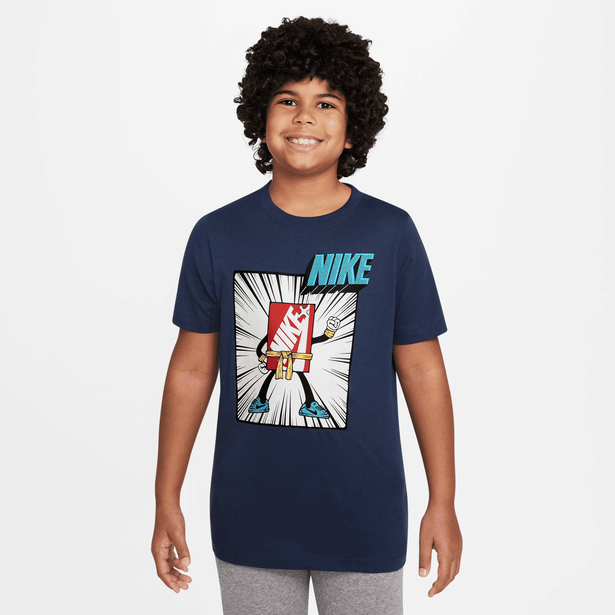 Nike NSW Brand Mark Boxy T-Shirt Boys' Grade School