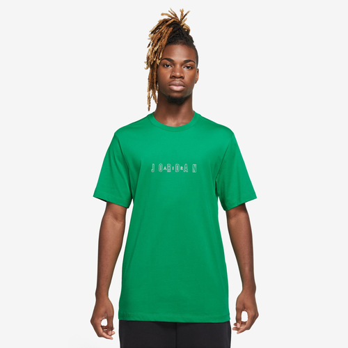 Jordan Mens  Essential Crew 2 In Green/white