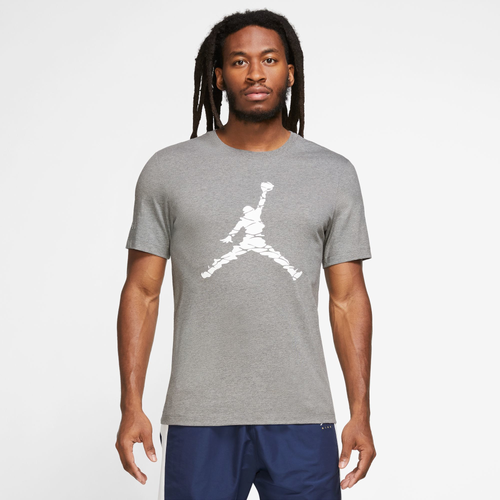 

Jordan Mens Jordan Essential Crew 3 - Mens Carbon Heather/White Size L